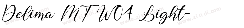 Delima MT W04 Light字体转换
